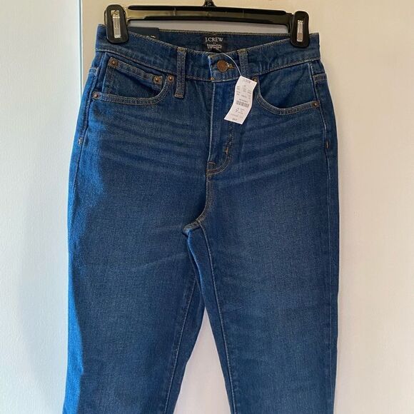 NWT J. CREW Essential Straight Jean Denim Jeans Women’s Size 24 - Picture 4 of 11